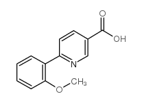 6-(2-甲氧基苯基)烟酸结构式