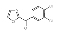 2-(3,4-DICHLOROBENZOYL)OXAZOLE结构式