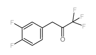 3-(3,4-二氟苯基)-1,1,1-三氟-2-丙酮结构式