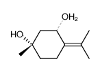 p-menth-4(8)-ene-1,3-diol Structure
