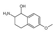 1-Naphthalenol, 2-amino-1,2,3,4-tetrahydro-6-methoxy Structure