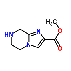 咪唑[1,2-a]5,6,7,8-四氢吡嗪-2-甲酸甲酯结构式