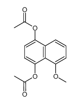 5-methoxy-1,4-naphthylene diacetate Structure