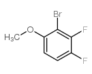 2-溴-3,4-二氟苯甲醚结构式