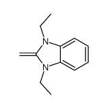 1,3-diethyl-2-methylidenebenzimidazole结构式