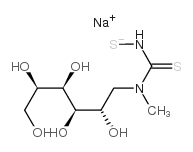 N-(DITHIOCARBAMOYL)-N-METHYL-D-GLUCAMINE, SODIUM SALT结构式