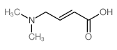 4-(二甲氨基)丁-2-烯酸结构式