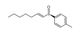 (E)-(R)S-hept-1-enyl p-tolyl sulfoxide Structure
