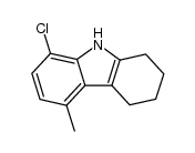 8-chloro-5-methyl-1,2,3,4-tetrahydro-carbazole Structure
