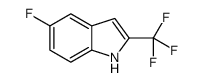 5-Fluoro-2-trifluoromethylindole Structure