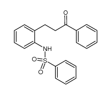 N-(2-(3-oxo-3-phenylpropyl)phenyl)benzenesulfonamide Structure