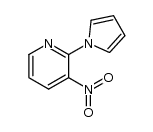 3-nitro-2-(pyrrol-1-yl)pyridine结构式