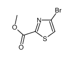 4-溴噻唑-2-甲酸甲酯结构式