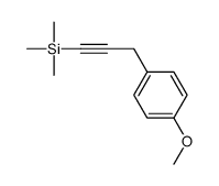 3-(4-methoxyphenyl)prop-1-ynyl-trimethylsilane Structure