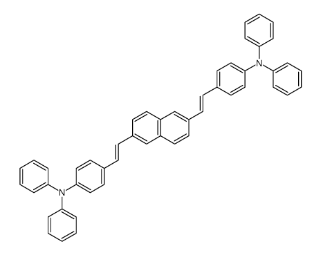 N-(4-((E)-2-(6-((E)-4-(Diphenylamino)styryl)萘-2-基)乙烯基)苯基)-N-苯基苯甲胺结构式