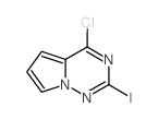 4-氯-2-碘-吡咯并[2,1-f][1,2,4]三嗪结构式