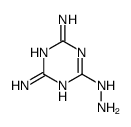 6-hydrazinyl-1,3,5-triazine-2,4-diamine Structure