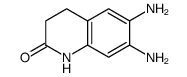 6,7-diamino-3,4-dihydro-1H-quinolin-2-one Structure