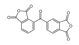 2,3,3',4'-benzophenone dianhydride Structure