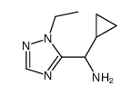 cyclopropyl-(2-ethyl-1,2,4-triazol-3-yl)methanamine Structure