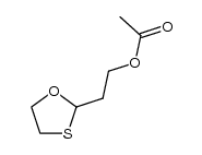 2-(2'-acetoxyethyl)-1,3-oxathiolane结构式