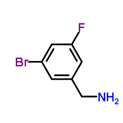 3-氟-5-溴苄胺结构式