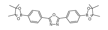 1,3,4-Oxadiazole, 2,5-bis[4-(4,4,5,5-tetramethyl-1,3,2-dioxaborolan-2-yl)phenyl]-结构式