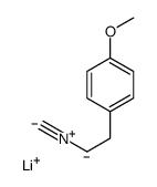 lithium,1-(2-isocyanoethyl)-4-methoxybenzene Structure