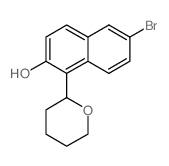 6-溴-1-(四氢吡喃-2-基)萘-2-醇结构式