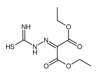 diethyl 2-(carbamothioylhydrazinylidene)propanedioate结构式