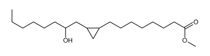 methyl 8-[2-(2-hydroxyoctyl)cyclopropyl]octanoate结构式