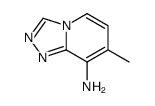 7-methyl-[1,2,4]triazolo[4,3-a]pyridin-8-amine Structure