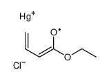 chloro-(4-ethoxy-4-oxobut-2-enyl)mercury结构式