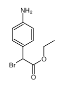 ethyl 2-(4-aminophenyl)-2-bromoacetate结构式