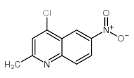 4-氯-2-甲基-6-硝基喹啉结构式