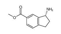 (R)-3-氨基-2,3-二氢-1H-茚-5-羧酸甲酯结构式