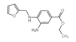Ethyl 3-amino-4-[(2-furylmethyl)amino]benzoate Structure