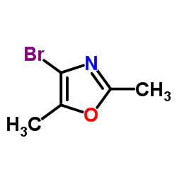 2,5-二甲基-4-溴噁唑结构式