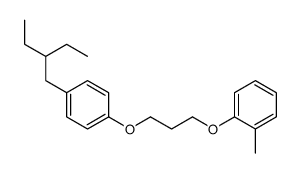 1-(2-ethylbutyl)-4-[3-(2-methylphenoxy)propoxy]benzene Structure