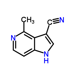 4-Methyl-1H-pyrrolo[3,2-c]pyridine-3-carbonitrile Structure