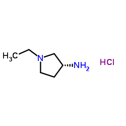(3R)-1-乙基吡咯烷-3-胺盐酸盐结构式
