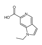 1-ethyl-1H-pyrrolo[3,2-c]pyridine-6-carboxylic acid Structure