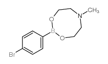 4-Bromobenzeneboronic acid N-methyldiethanolamine cyclic ester structure