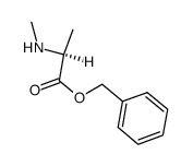 Nα-methylalanine benzyl ester结构式