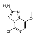 5-chloro-8-methoxy[1,2,4]triazolo[1,5-c]pyrimidin-2-amine Structure