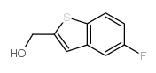 (5-氟-1-苯并噻吩-2-基)甲醇结构式