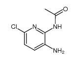 2-acetamido-3-amino-6-chloropyridine Structure