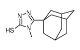 3-(1-adamantyl)-4-methyl-1H-1,2,4-triazole-5-thione Structure