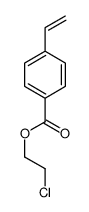 2-chloroethyl 4-ethenylbenzoate Structure
