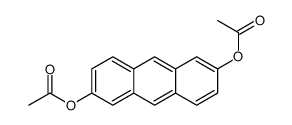 2,6-Diacetoxyanthracene结构式